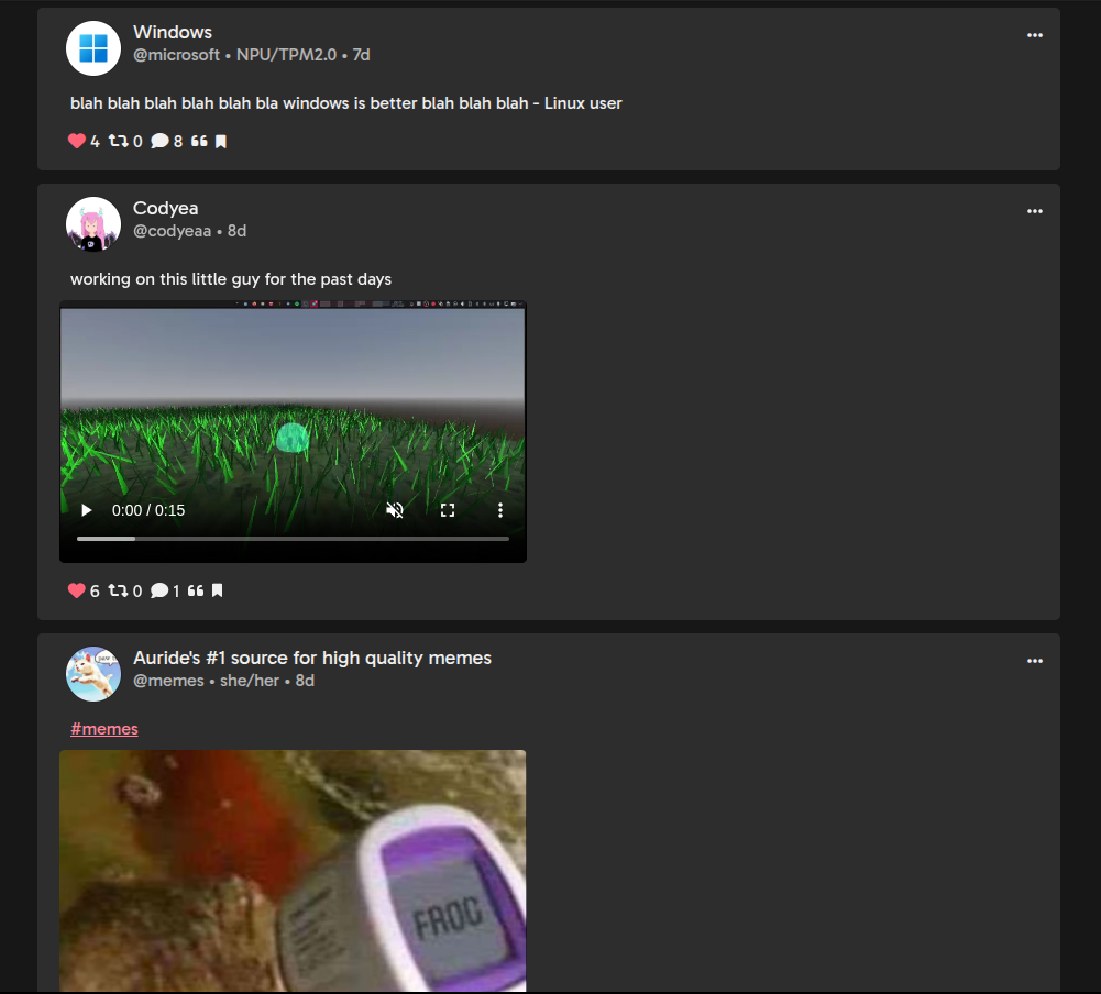 Three notes on Auride.